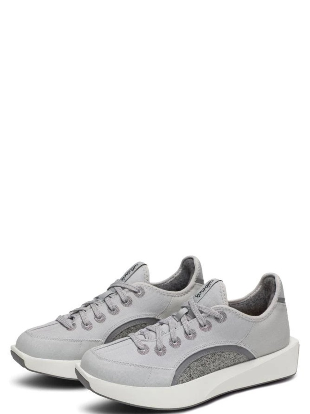 allbirds Women's Light Gray Lace-Up Sneakers